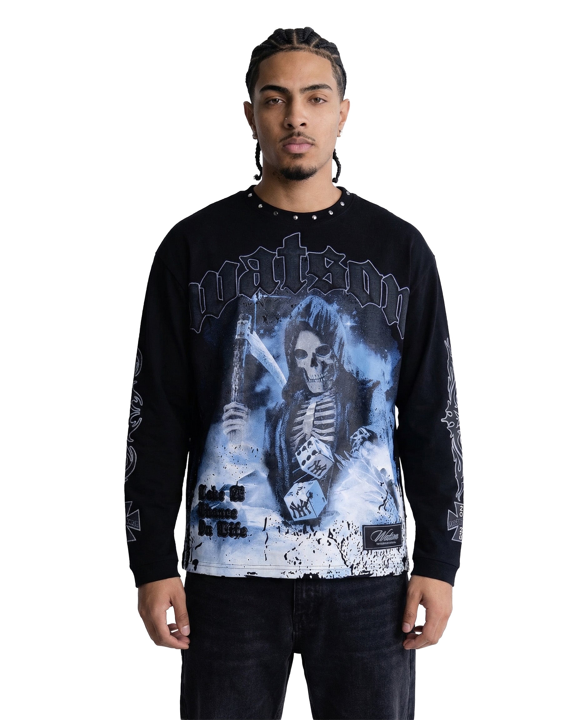 WATSON TAKE A CHANCE ON LIFE LONGSLEEVE T-SHIRT (BLACK) – All Star