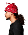 WATSON CAT EARS BEANIE HAT (RED)