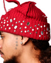 WATSON CAT EARS BEANIE HAT (RED)
