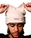 WATSON CAT EARS BEANIE HAT (LIGHT PINK)