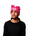 WATSON CAT EARS BEANIE HAT (ROSE RED)