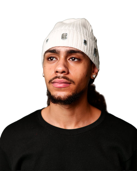 WATSON JEWELED BEANIE HAT (BEIGE) – All Star Elite