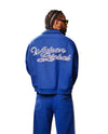 PEARL LINED SWEAT SUIT JACKET (NAVY)