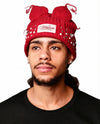 WATSON CAT EARS BEANIE HAT (RED)