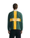 WATSON OLYMPICS LONGSLEEVE RUGBY POLO (GREEN)