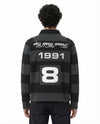 FRANCE WORLD CUP LONG SLEEVE RUGBY POLO (BLACK)