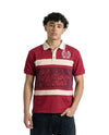 WATSON STUDIOS STAR EMBELLISHED POLO (MAROON)