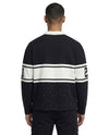 PEARL RUGBY DIVISION LONG SLEEVE RUGBY POLO (BLACK)