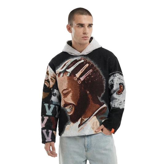 DRAKE CLIPS TAPESTRY HOODIE