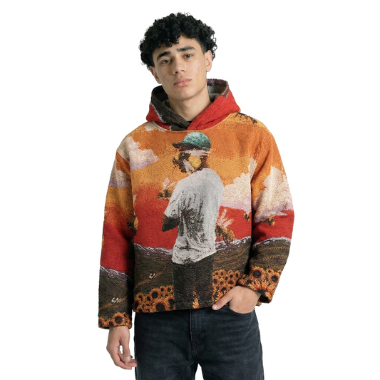 TYLER THE CREATOR FLOWER BOY TAPESTRY HOODIE