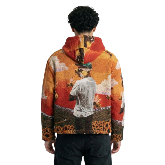 TYLER THE CREATOR FLOWER BOY TAPESTRY HOODIE