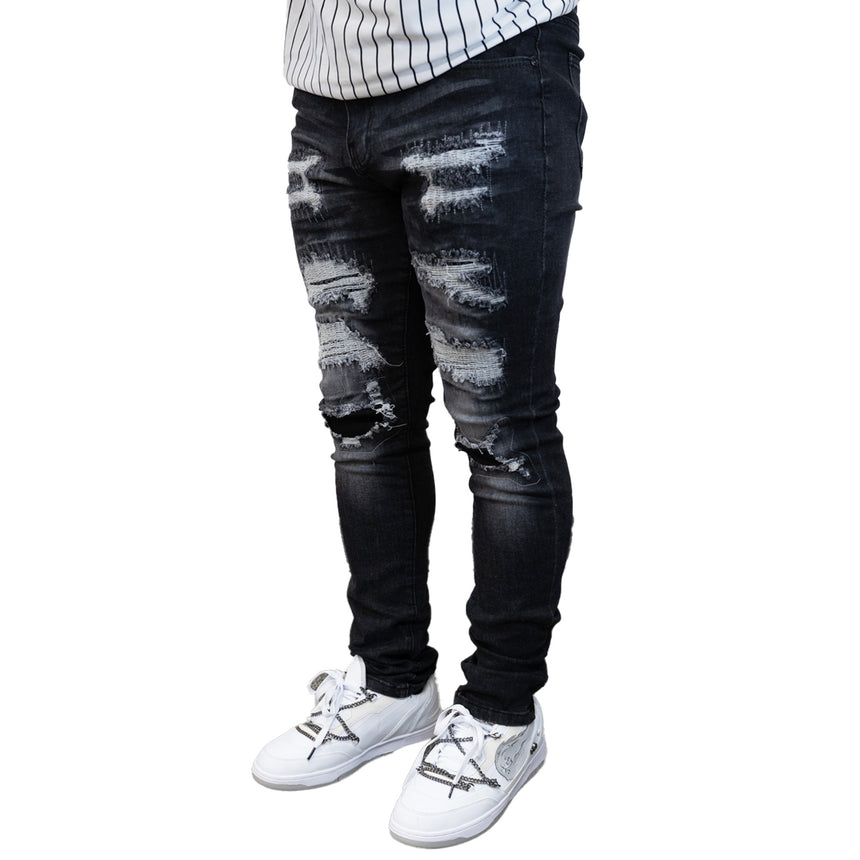 FASHION DENIM M5686D (BLACK WASH)
