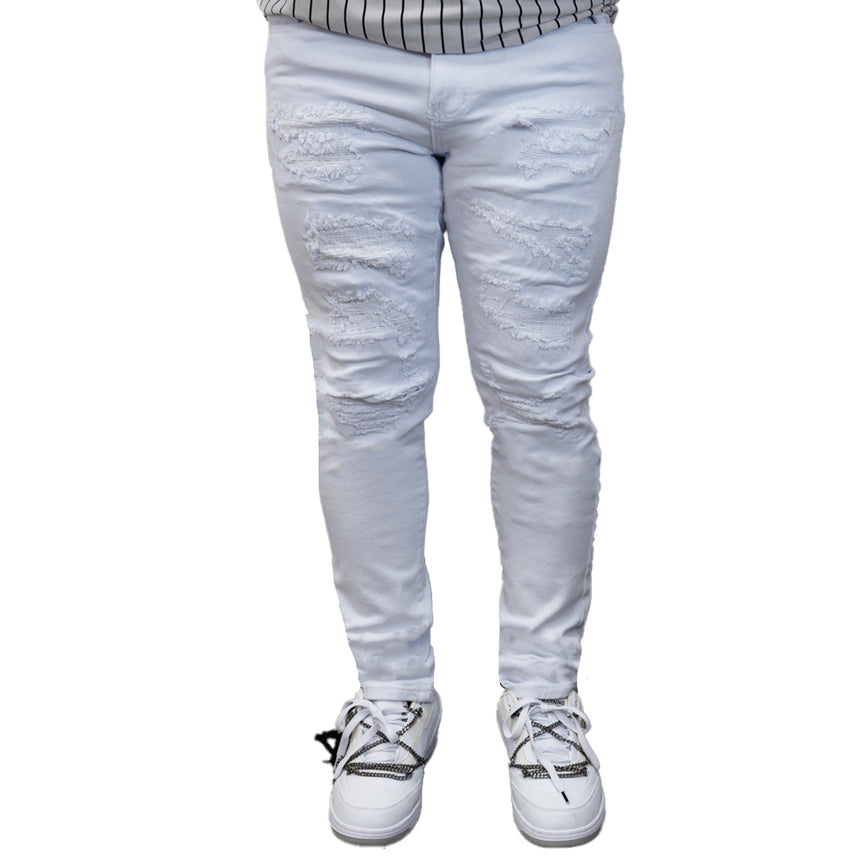 FASHION DENIM M5686T (WHITE)