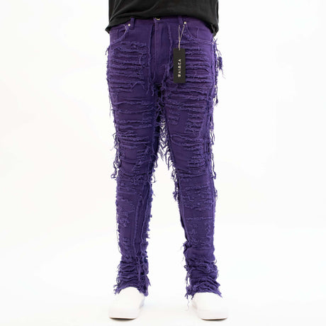 HOL STACKED DENIM (EGGPLANT)