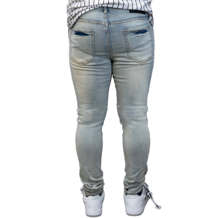 BASIC DENIM M8020D (BLEACH WASH)