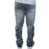 STACKED DENIM M8025D (VINTAGE WASH)