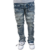 STACKED DENIM M8025D (VINTAGE WASH)