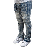 STACKED DENIM M8025D (VINTAGE WASH)