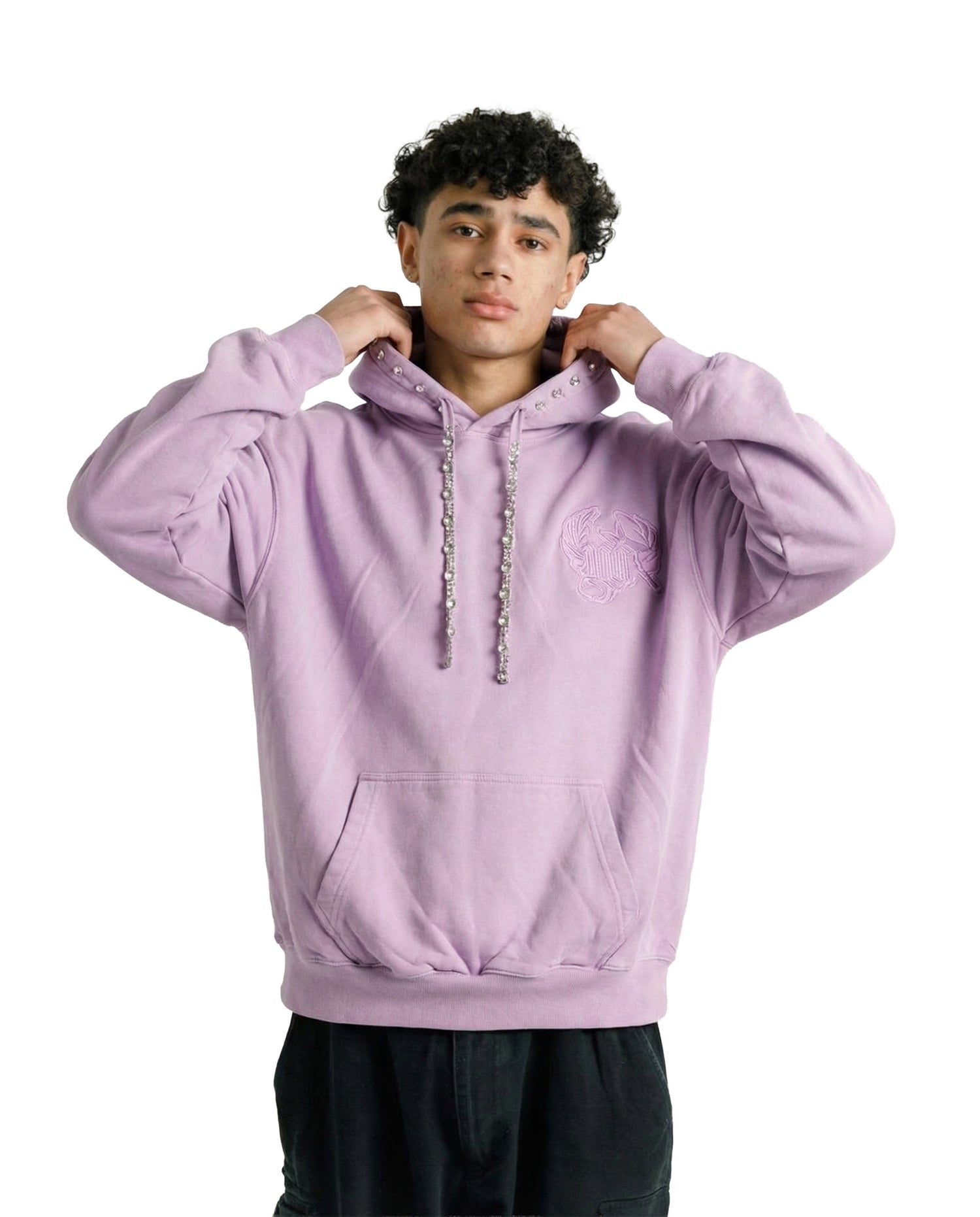 CRYSTAL STRING HOODIES