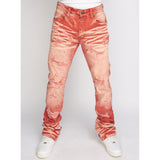 Politics Jeans - Flare Skinny Stacked  - Ramsey - Red Wash - 516