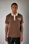 WATSON COLLAR EMBLELLISHED BLACK CHOCOLATE SHIRT