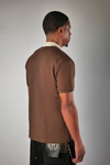 WATSON COLLAR EMBLELLISHED BLACK CHOCOLATE SHIRT
