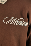 WATSON COLLAR EMBLELLISHED BLACK CHOCOLATE SHIRT