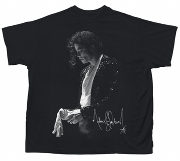 MICHAEL GLOVE ON T-SHIRT (BLACK)