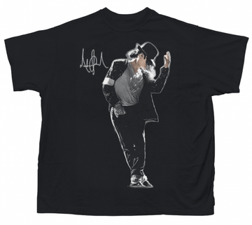 MJ HAT TIP T-SHIRT (BLACK)
