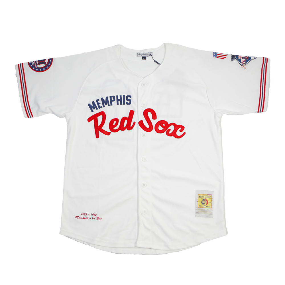 MEMPHIS RED SOX NL BASEBALL JERSEY WHITE - Allstarelite.com