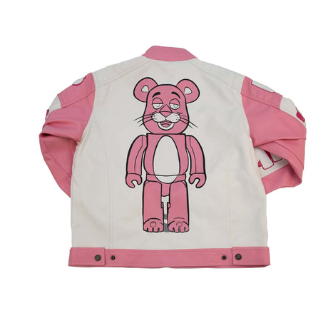 PP.BEAR BRICK MOTO RACING JACKET (LIGHT PINK)