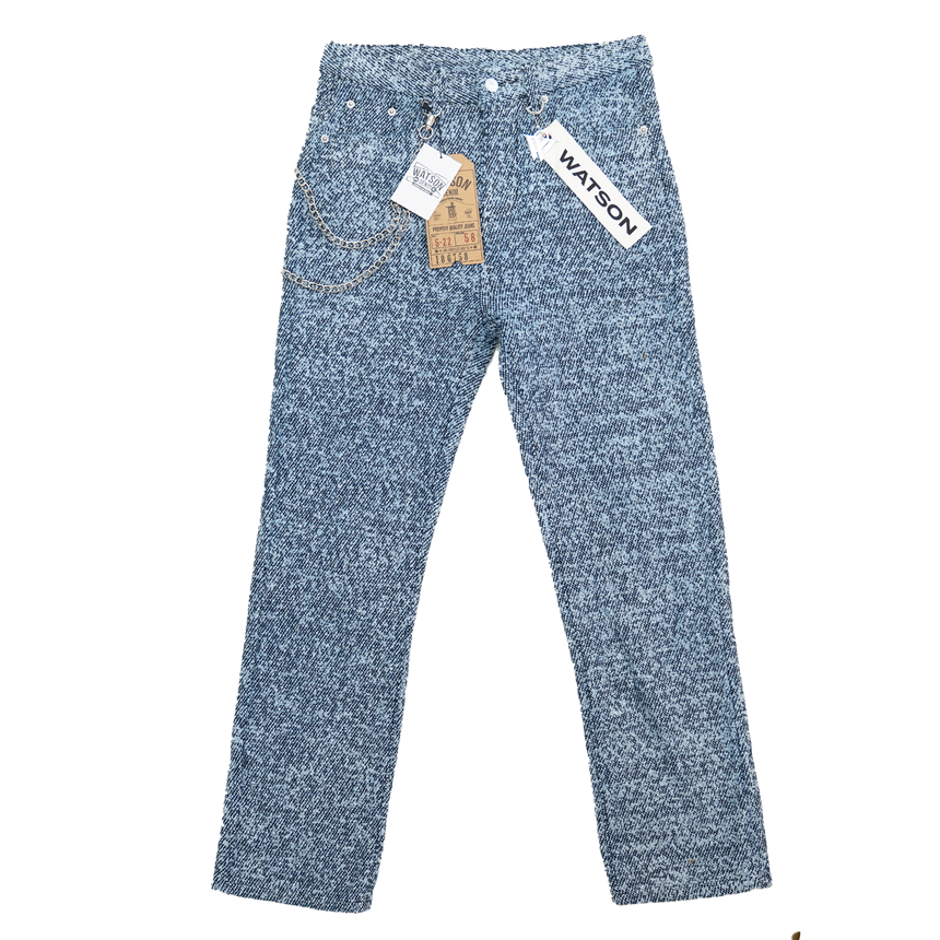 BLUE FRAYED WATSON DENIM