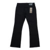 BLACK EMBELLISHED RHINESTONE CRYSTAL WATSON DENIM