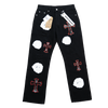 BLACK CLOUD & CROSSES PATCH WATSON DENIM