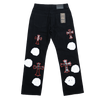 BLACK CLOUD & CROSSES PATCH WATSON DENIM