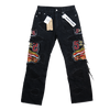 BLACK BAGGY DISTRESSED 52 WATSON DENIM