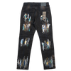 BLACK PAINT SPLATTER WATSON DENIM