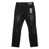 BLACK DISTRESSED MULTI RIP WATSON DENIM