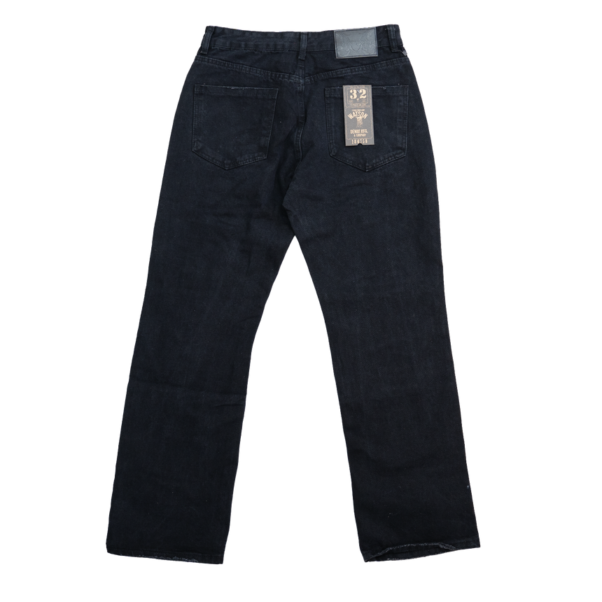BLACK ROCKSTAR DISTRESSED WATSON DENIM