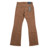 BROWN ALL OVER EMBELLISHED RHINESTONE CRYSTAL WATSON DENIM
