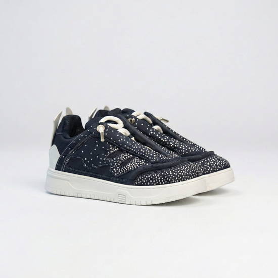 Watson Invader low-top sneaker in Stargaze, navy and white