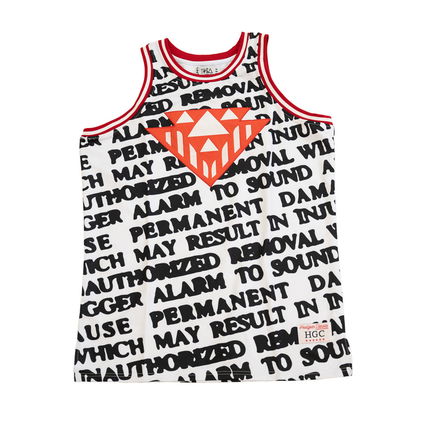 RAD AMERICA TISA BASKETBALL JERSEY (WHITE/RED)