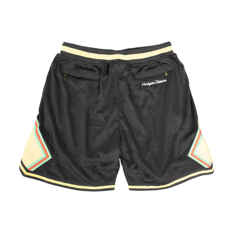 TISA STRIPED BASKETBALL SHORTS (BLACK)