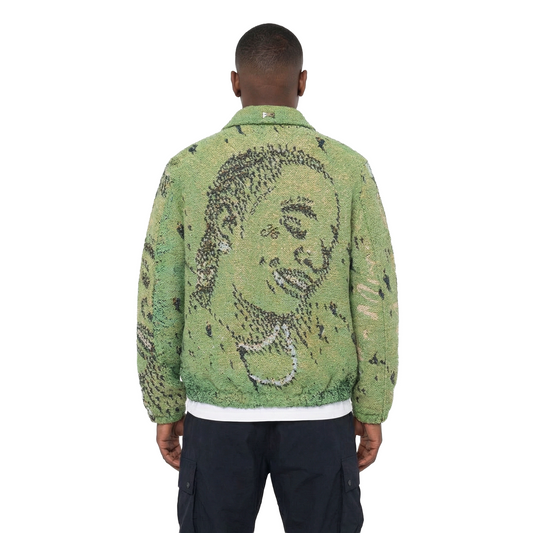 YOUNG THUG TAPESTRY WORK JACKET (GREEN)