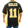 TRAVIS KELCE BLACK HIGH SCHOOL FOOTBALL JERSEY (BLACK/HIGH VISIBILITY)