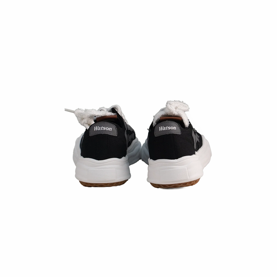 Watson Vulcan low-top sneaker in Classic Black, black and white – alternate view 3