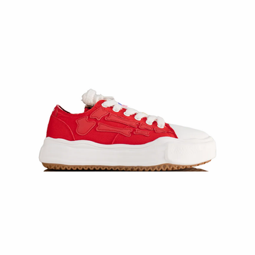 Watson Vulcan low-top sneaker in Red, red and white – alternate view 2