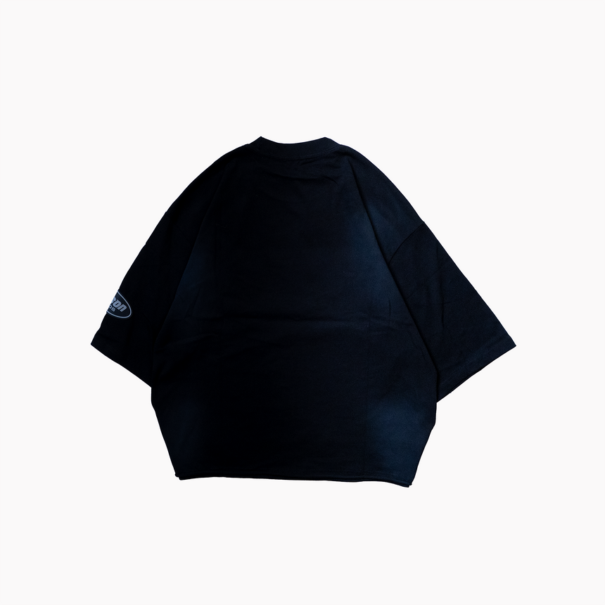 WATSON CHROME CROPPED T-SHIRT (BLACK)