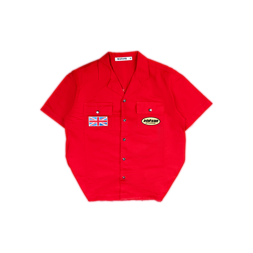 WATSON LONDON POLO CLUB WORK SHIRT (RED)