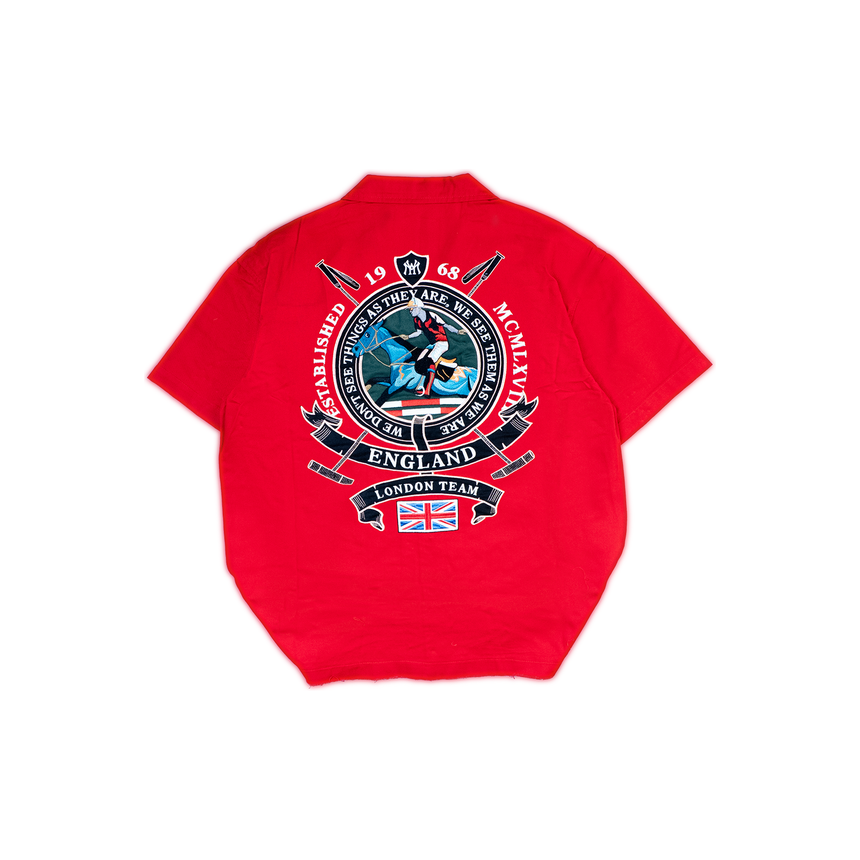 WATSON LONDON POLO CLUB WORK SHIRT (RED)